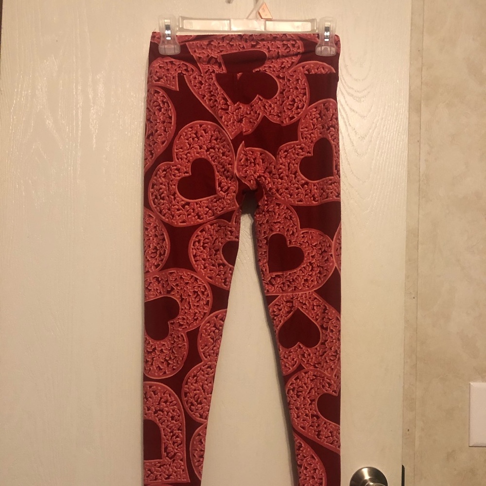 LuLaRoe Valentines leggings one size